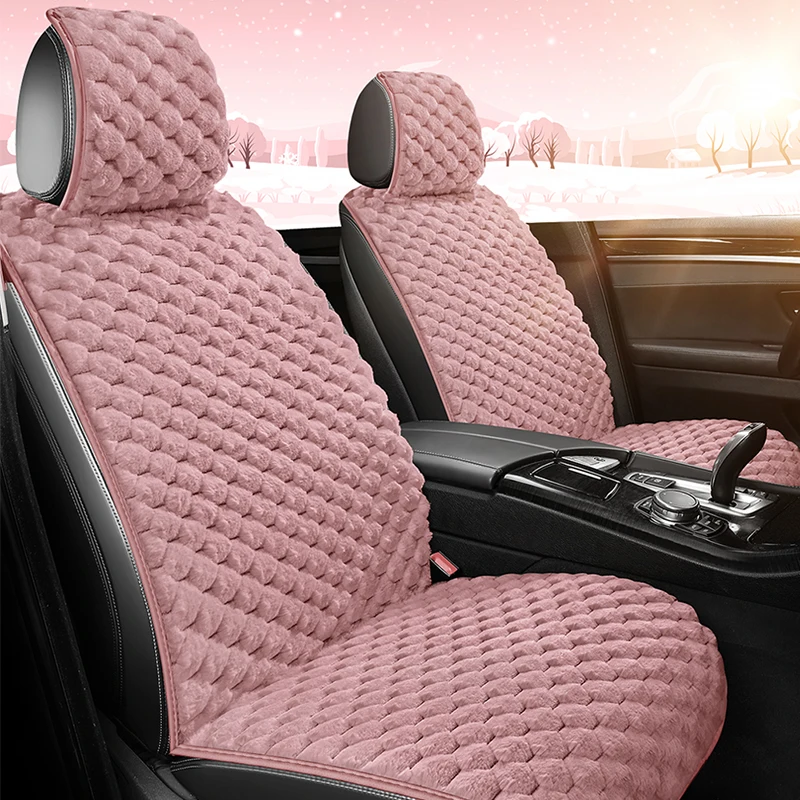 Zimné univerzálne teplé autosedačky Automobily Plné súpravy pre Ssangyong Actyon Sport VW Golf Mk2 Toyota Corolla Jaguar Xebmw F40 Acccesories