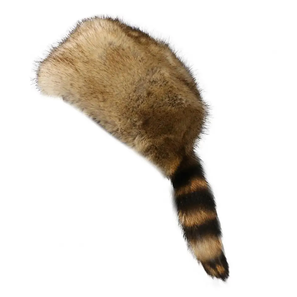Zimný klobúk faux kožušina Tail Tail Russian Round Flat horné ucho Zhruba jesenné zimné tepelné ženy čiapka na kemping