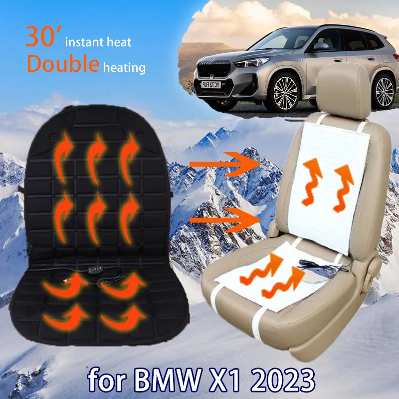 Zimný termálny interiér pre BMW X1 IX1 U11 2022 2023 2024 M35i XDrive Accessories vyhrievané vankúšové sedadlo prikrapovací hrebeň