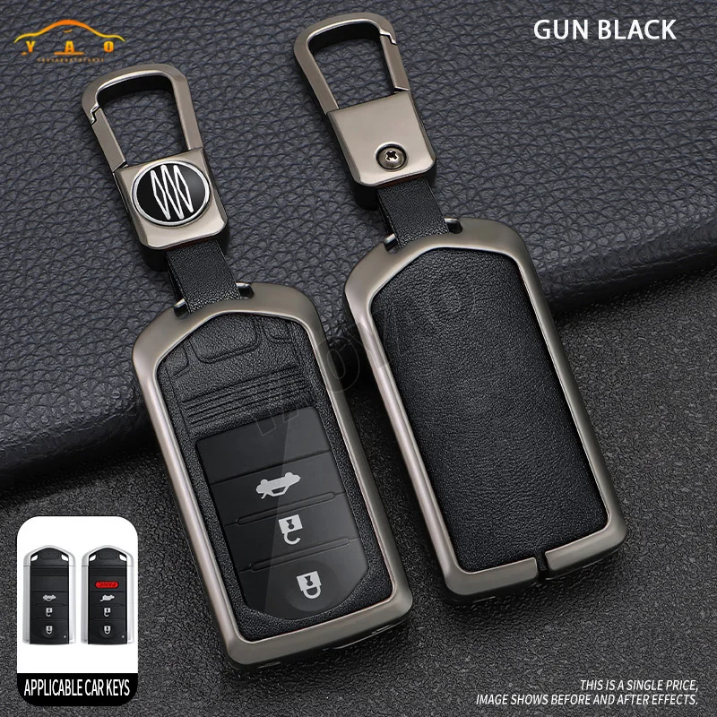 Zinc zliatiny + Kľúčové puzdro pre kožené auto pre Acura ILX RDX ZDX TL 2009-2015