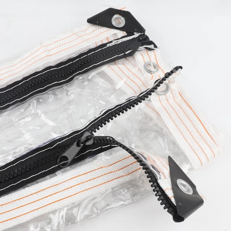 Zips vodotesná plachta vonkajšia pergola PVC priehľadná dažďovo nepriestrelná látková dverová plachta sukulentné rastliny Canopys