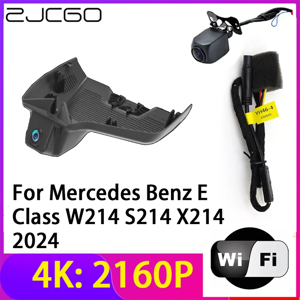 ZJCGO 4K 2160P DASK CAM CAP DVR Camera 2 Recorder WiFi Nočné videnie pre Mercedes Benz E Class W214 S214 X214 2024