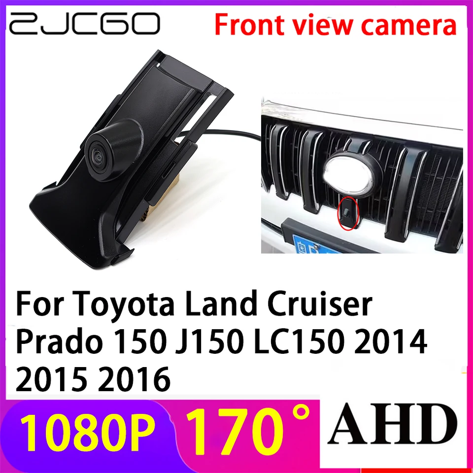 ZJCGO AHD 1080P LOGO PARKOVANIE PREDPOKÁRNEHO PREDNÉHO VZOROVATEĽA VÝKONOVA PRE TOYOTA Land Cruiser Prado 150 J150 LC150 2014 2015 2016