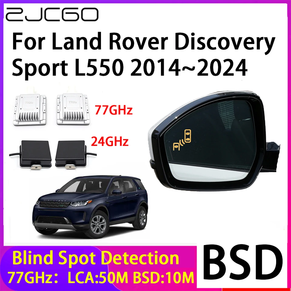 ZJCGO Car Blind Spot Detection BSD zrkadlo Zadný radarový detekčný systém pre Land Rover Discovery Sport L550 2014 ~ 2024
