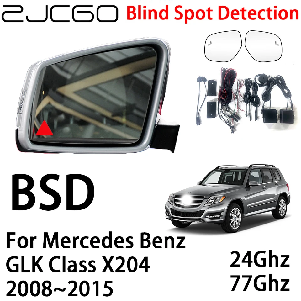 ZJCGO CAR BSD RADAR VAROVANIE SYSTÉMU SYPNUTIE ZOBRAZENIA SPOT SPOT BEZPEČNOSŤ VÝVOJA VÝVOJA Mercedes Benz GLK CLAD X204 2008 ~ 2015