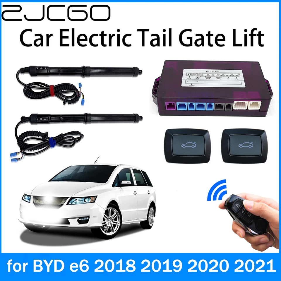 ZJCGO Car Power Trunk Electric Saction Tailgate Tailgate Intelligent Tail Gate Strut pre BYD E6 2018 2019 2020 2021