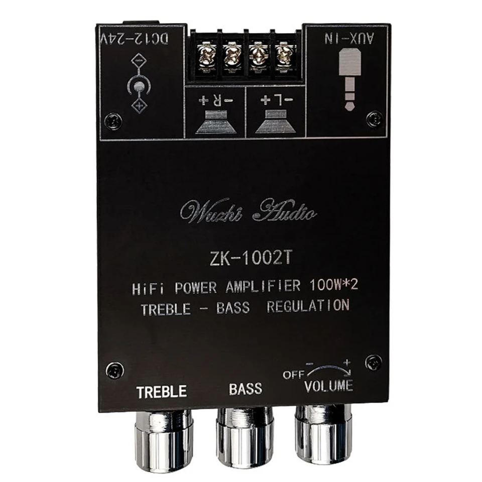ZK-1002T HIFI 2.0 Channel 100WX2 zosilňovacia doska Stereo Subwoofer Modul