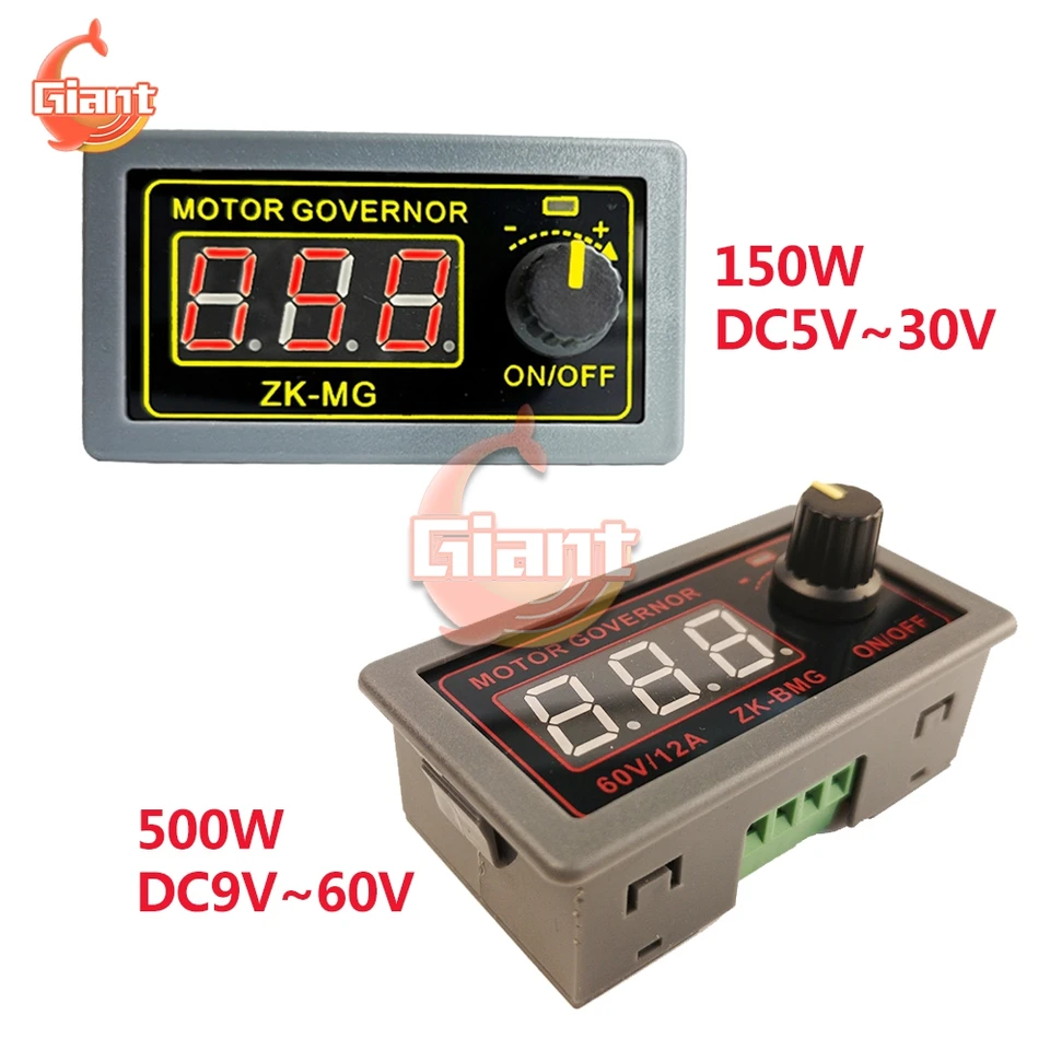 ZK-MG ZK-BMG DC5-30V/9-60V 5A PWM DC DC REGULÁR GURNORÁR Nastaviteľná rýchlosť digitálneho displeja EenCoder