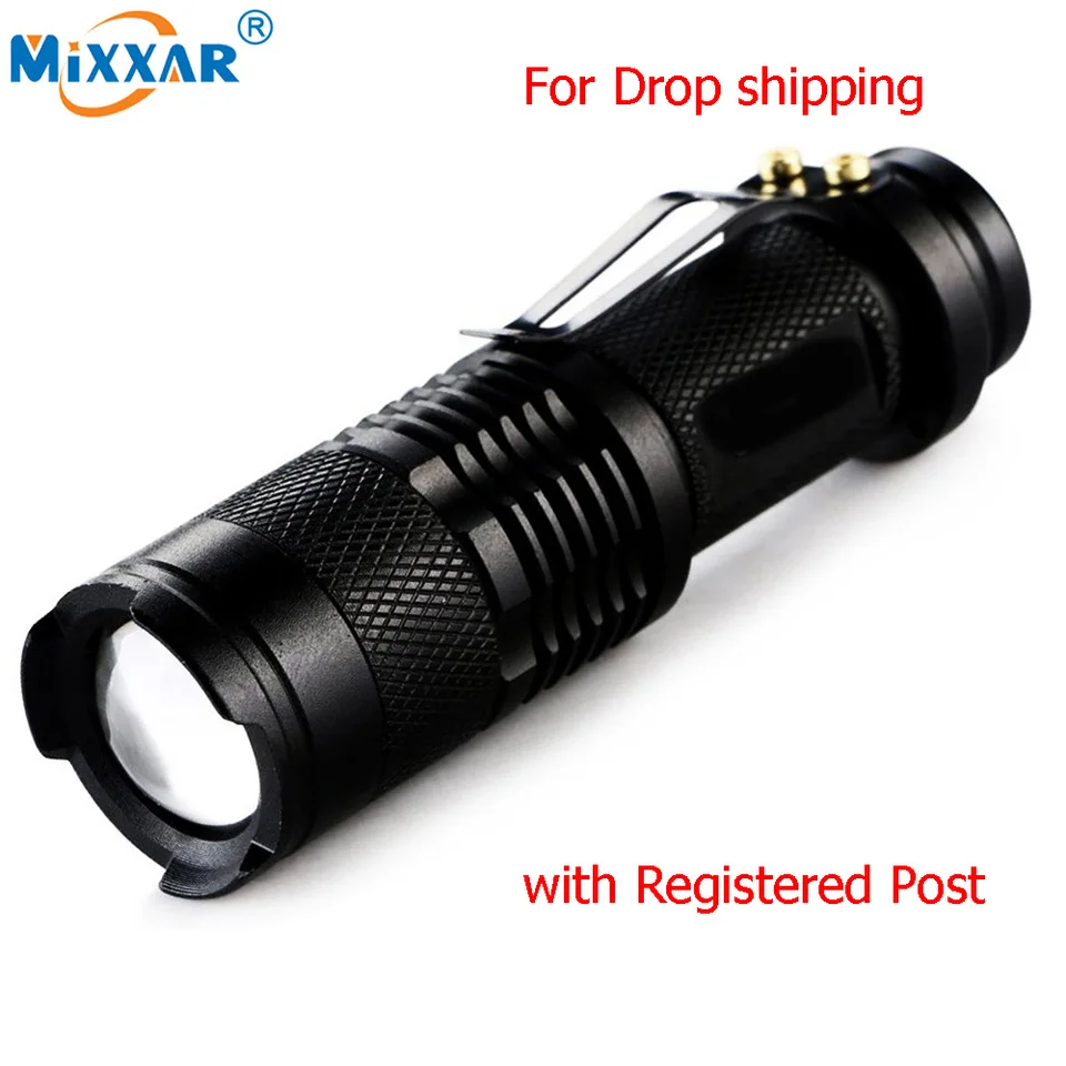 ZK30 viedla 3000lm baterky prenosné LED LED LED vojenská taktická policajná baterka Camping Lovec Lamp Torch Night Light Lantern