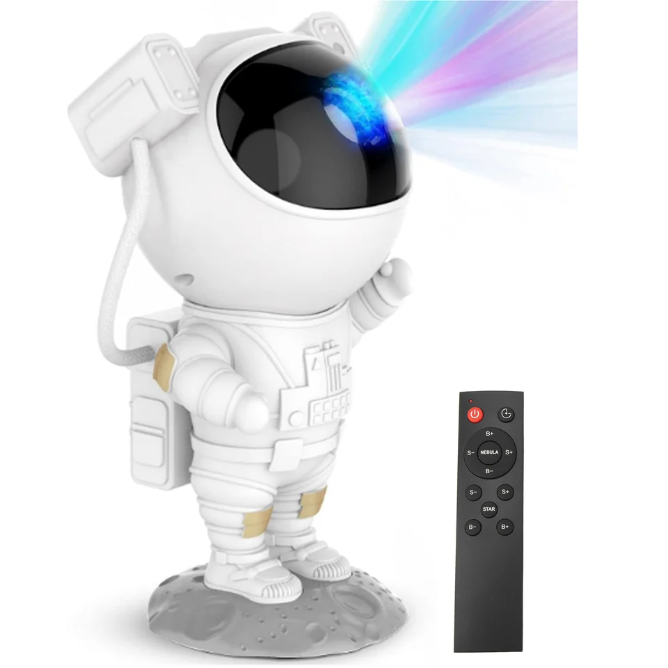ZK40 Projektor Light Astronaut Robot Light diaľkové ovládanie astronaut Svetlo USB pre dekoráciu izby v spálni