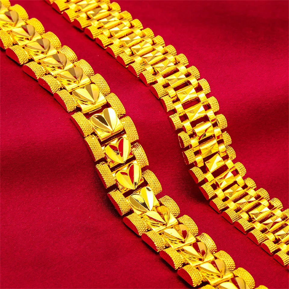 Zlatená reťazová retiazka pre náramok pre muža 12 mm náramok a náramok s rozlohou 8 palcov Pulseira náramok hiphop šperky veľkoobchod