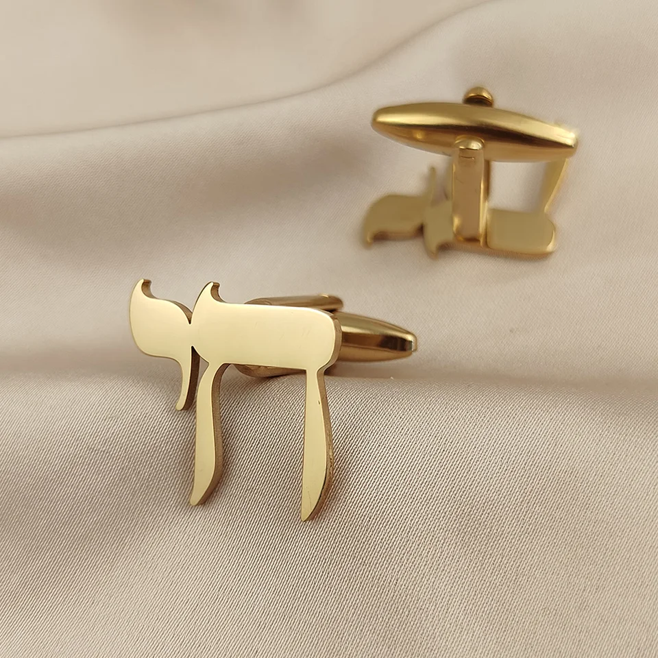 Zlato a striebro prispôsobené vzory Cufflinks pre mužov z nehrdzavejúcej ocele Cufflinks