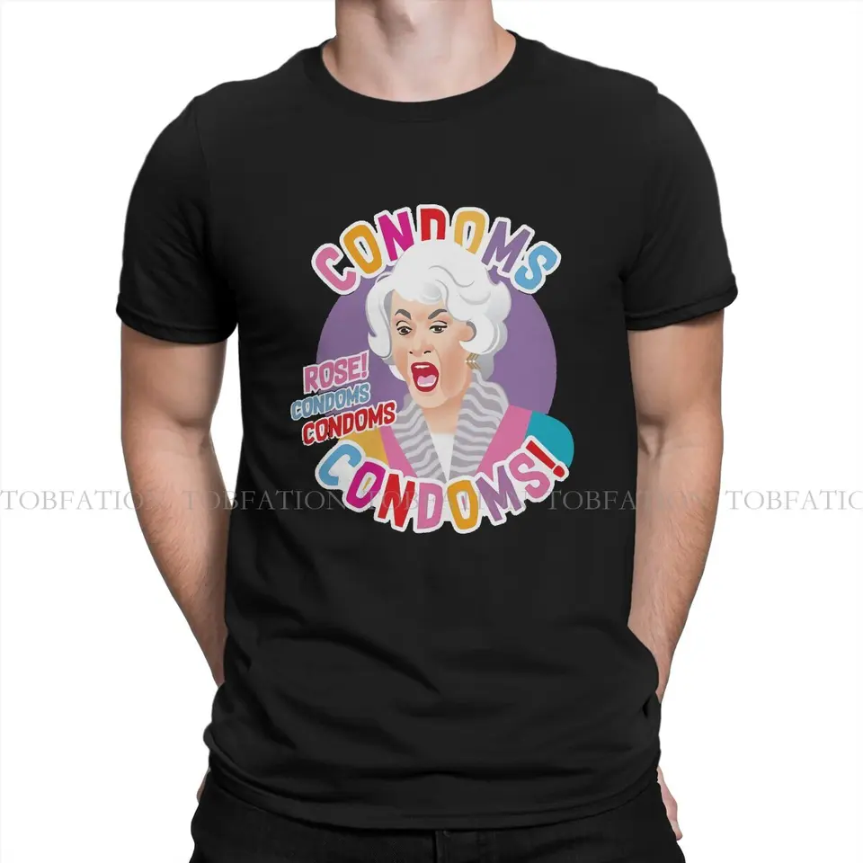 Zlaté dievčatá komédia Family Friendship Bea Arthur Trshir pre mužov kondómy ružové humor príležitostné mikina mikiny tričko vysokej kvality