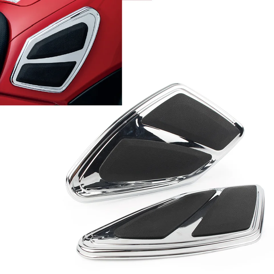 Zlaté krídlo GL1800 TRIMCICKÉ TAMPET W/ KNEE VUDA PRE HONDA GOLDWING GL 1800 F6B 2012 2013 2014 2015 2016 2017 Chrome