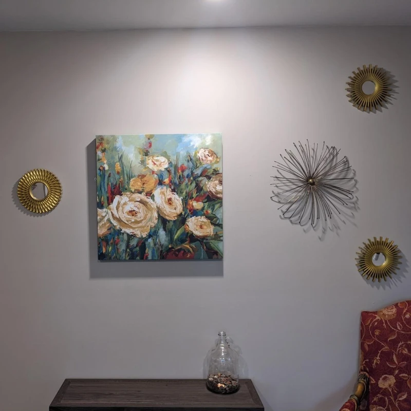 Zlaté zrkadlá pre nástenné dekorácie sada 3 visiace ozdoby Art Crafts Dodávky pre domácu spálňu kúpeľňové nástenné zrkadlo Výzdoba