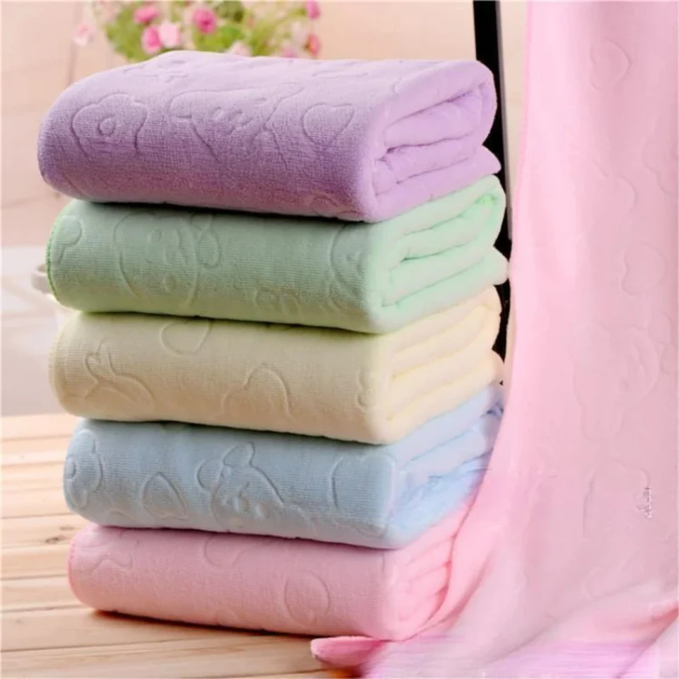 Zlatý retriever Teddy Pet Supplies - Ultra Absorpent a odolný 140x70 cm veľký uterák na makrovlákno pre psov pre psov