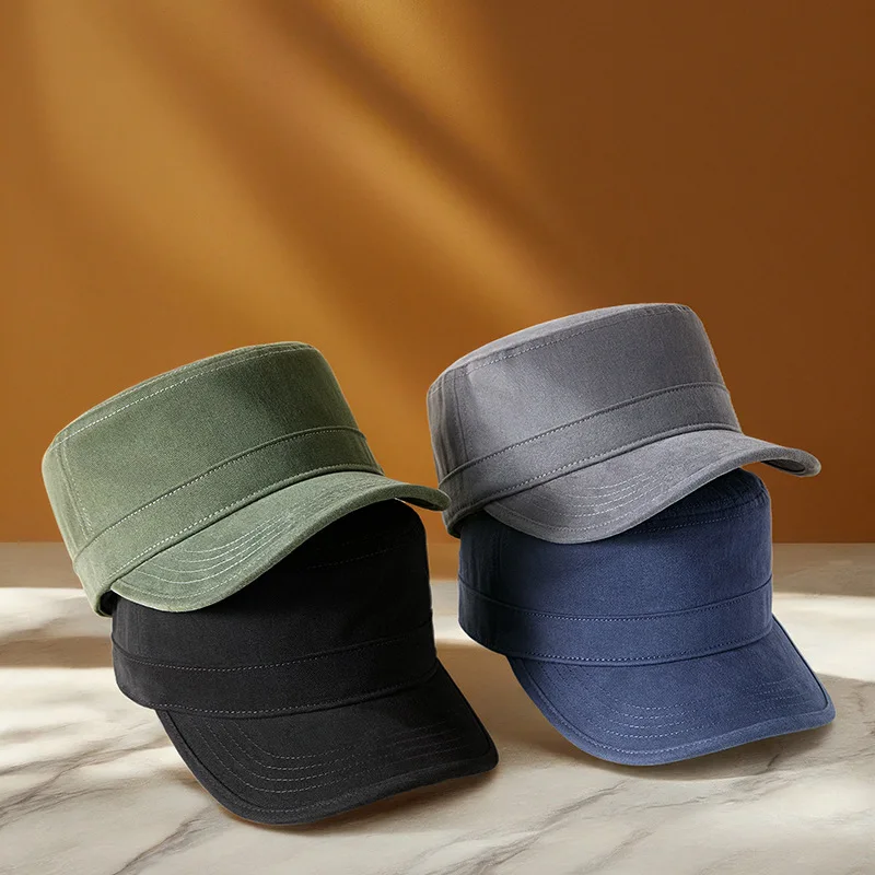 Zleevo bavlnené džínsové džínsové džínsy ploché baseballové klobúky sombre hombre Chapéu Masculino Mens Women Army Snapback Caps