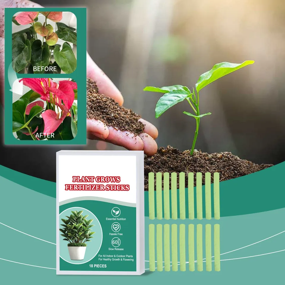 Zlepšenie rastu rastlín Univerzálne črepníkové rastlinné palice Growthing Fertilizer pre začiatočníkov odborník Gardener pre ruže potos
