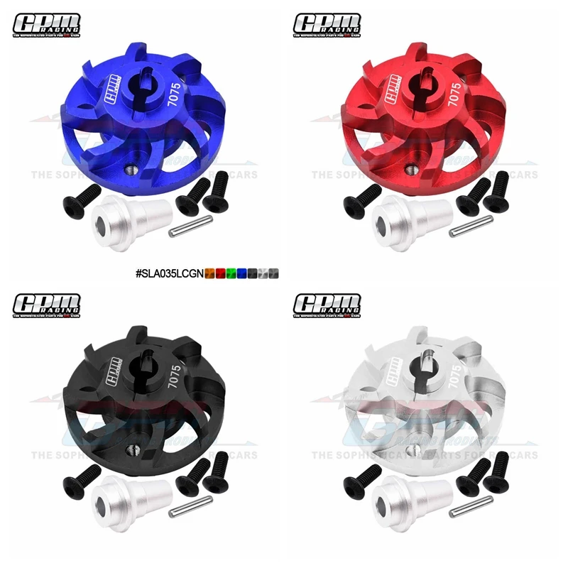 Zliatina GPM Alu. 7075 Adaptér rovného prevodového stupňa pre Traxxas 1/10 lomka 2WD lomka 4x4 LCG Rustler 4x4 VXL RC