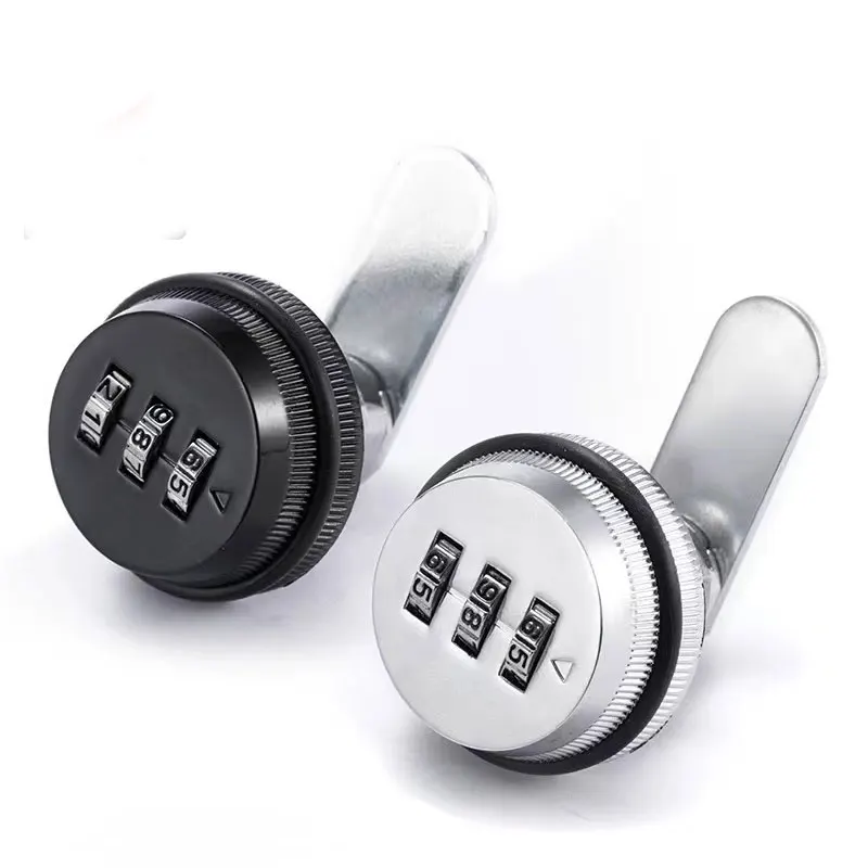 Zliatina pre nábytok pre dvere skrinky 3 -číselné kombinované heslo Kód Zásuvka Lock Box Lock 20 mm Smart Cam Code Lock