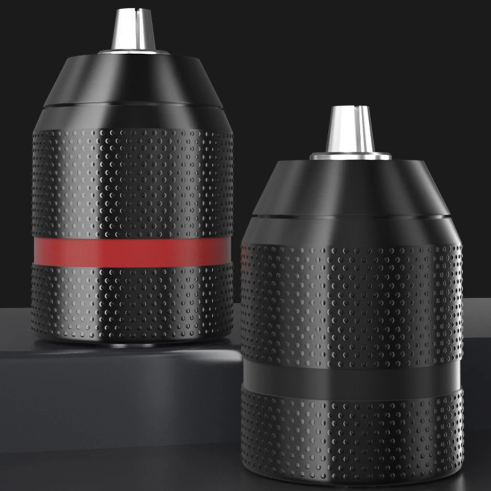 Zliatina Ručné vŕtačky Chuck Self-Locking Keyless Mini Drill Chucks Adapter Viacnásobné účely 0,8-10 mm/1,5-13 mm náhradné diely