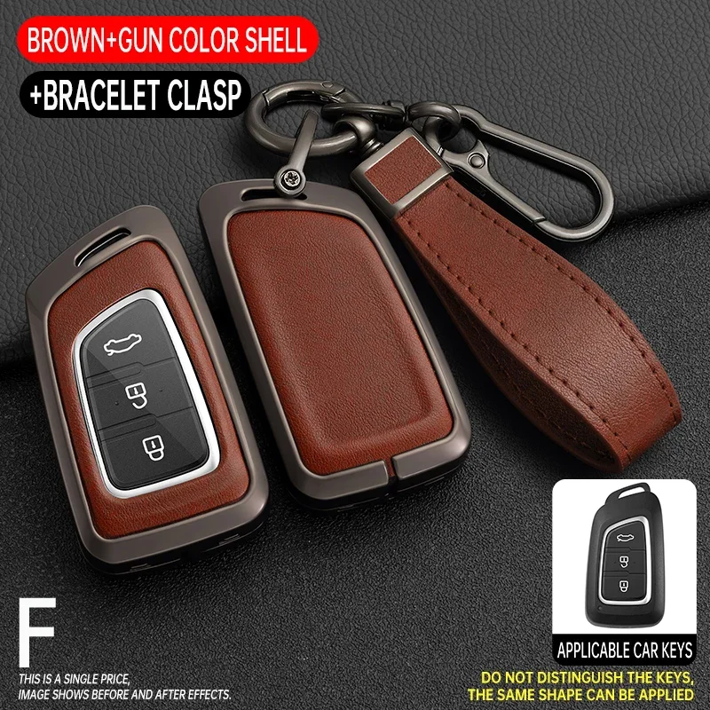 Zliatinový kryt automobilu Diaľkové krytiny FOBS Protector Keychain Automatické príslušenstvo pre Dongfeng E70 2021 2022 2023 AX7 2019 H30 Cross
