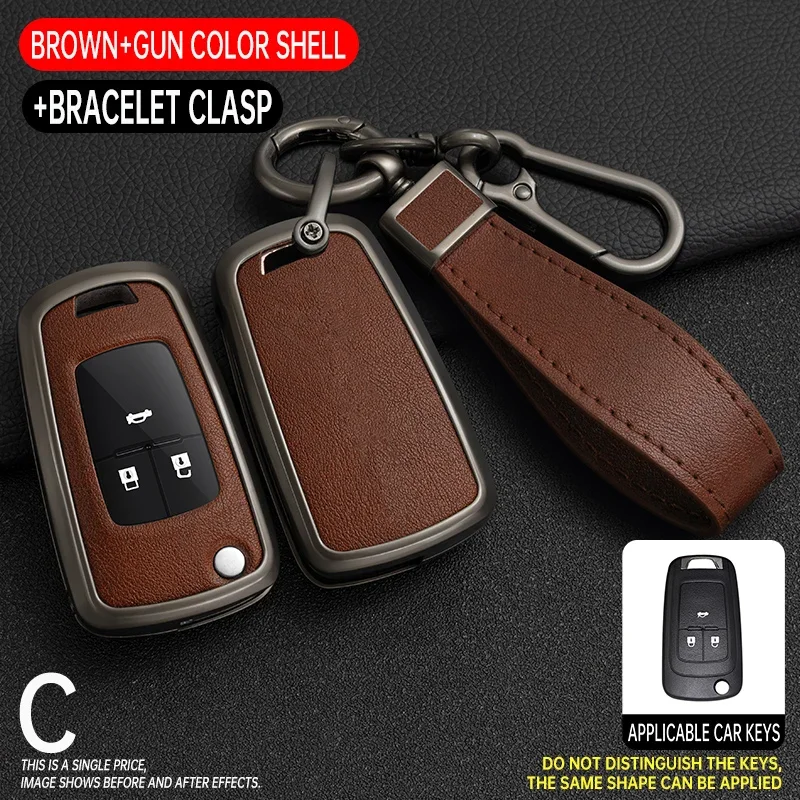 Zliatinový kryt kľúča kľúča pre kľúče pre chevrolet Cruze Aveo Trax plachetnica Malibu Captiva Opel Vauxhall Astra J Corsa Insignia Mokka