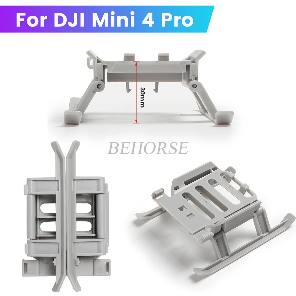 Zložené podvozky pre Mini 4 Pro Highten 30 mm predlžovacia podpora Protector pre dji Mini 4 Pro Drone Accessories