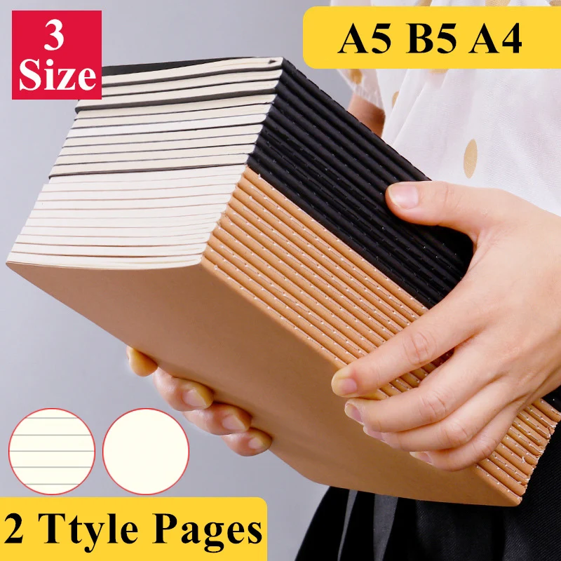 Zložené zápisníky Kraft Black Card Journal School & Office Denné písanie lemované prázdny papier 76 stránok Študenti Denník Domáce úlohy