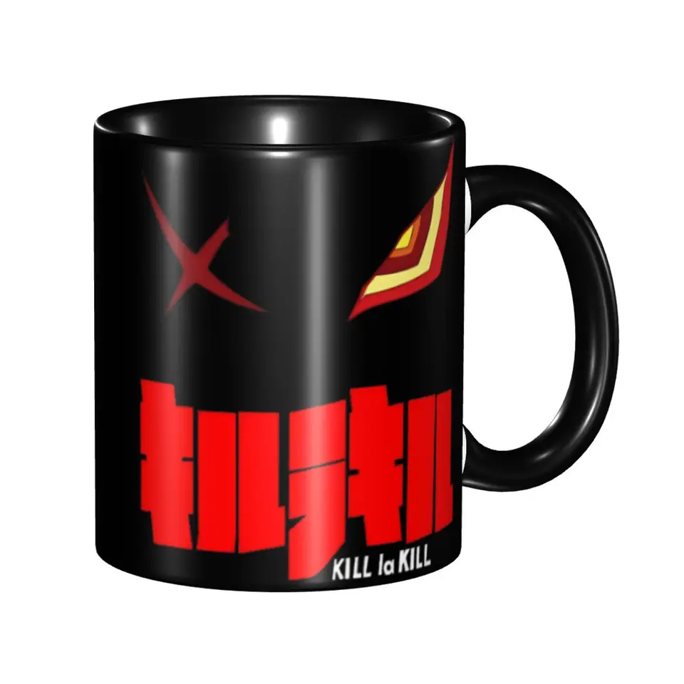 Zlé oči novinka Senketsu zabije la zabitie anime logo kávové poháriky Kancelárie Kancelárie