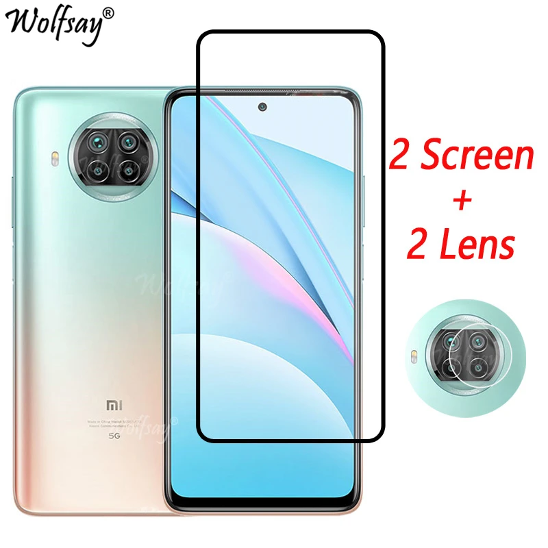 Zmierené sklo s plným krytom pre Xiaomi Mi 10t Lite 5G Chránič pre Xiaomi Mi 10t 11 Lite Camera Glass Mi 10t Lite 5G Glass