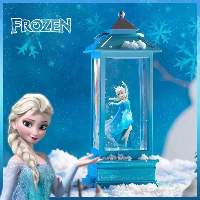 Zmrazená periférna filmy Elsa Creative Cartoon 3D Doll Rotracing Snow Crystal Ball Music Box Vysoko vyzerajúci darček k narodeninám pre dievčatá