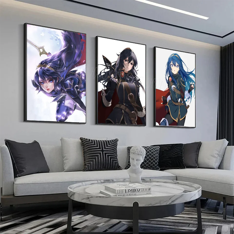 Znak F-Fire Lucina Plagát HD Plagáty Domáce izba Bar Cafe Decor Art Wall Maľba Obrázok