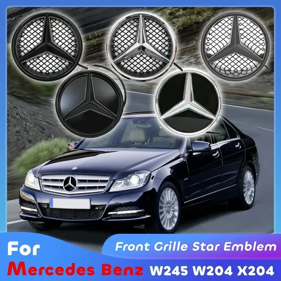 Znak prednej mriežky Mirror Star Badge OE Styl pre Mercedes Benz BC GLK trieda B180 B200 B250 C180 C200 C230 C250 C280 C300 C350