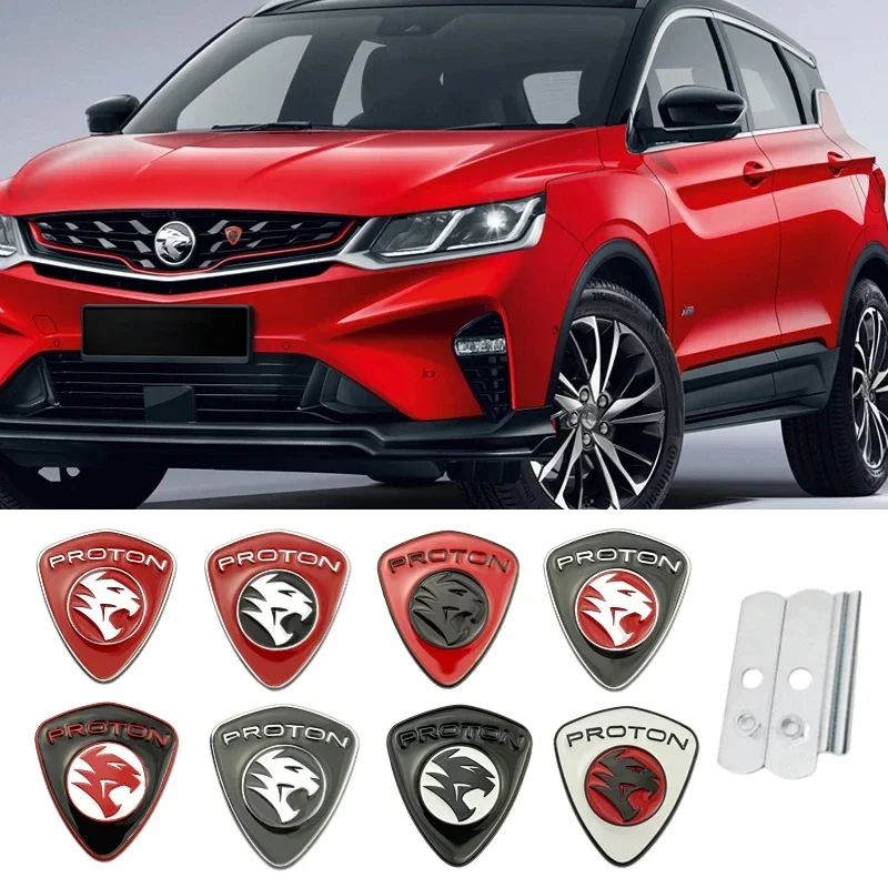 Znak prednej mriežky pre kovový automobil pre Proton X70 X50 Persona Sage Waja Wira EXORA Body Body odznak Exteriér