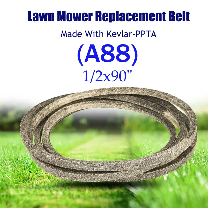 Znak s pásom trojuholníka Kevlar Mower Belt Belt 754-04122 954-04122 954-5834 02000653 1/2x90 (A88) pre Cub-Cadet MTD MKFLGB2-A88R22