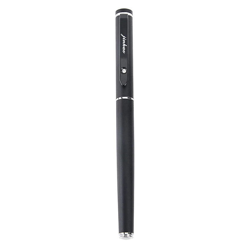 Značka Jinhao 101 Finančný tip 0,38 mm fontánové pero Matte čierna extrémne jemná Iraurita Nib perá na písanie školských kancelárskych dodávok