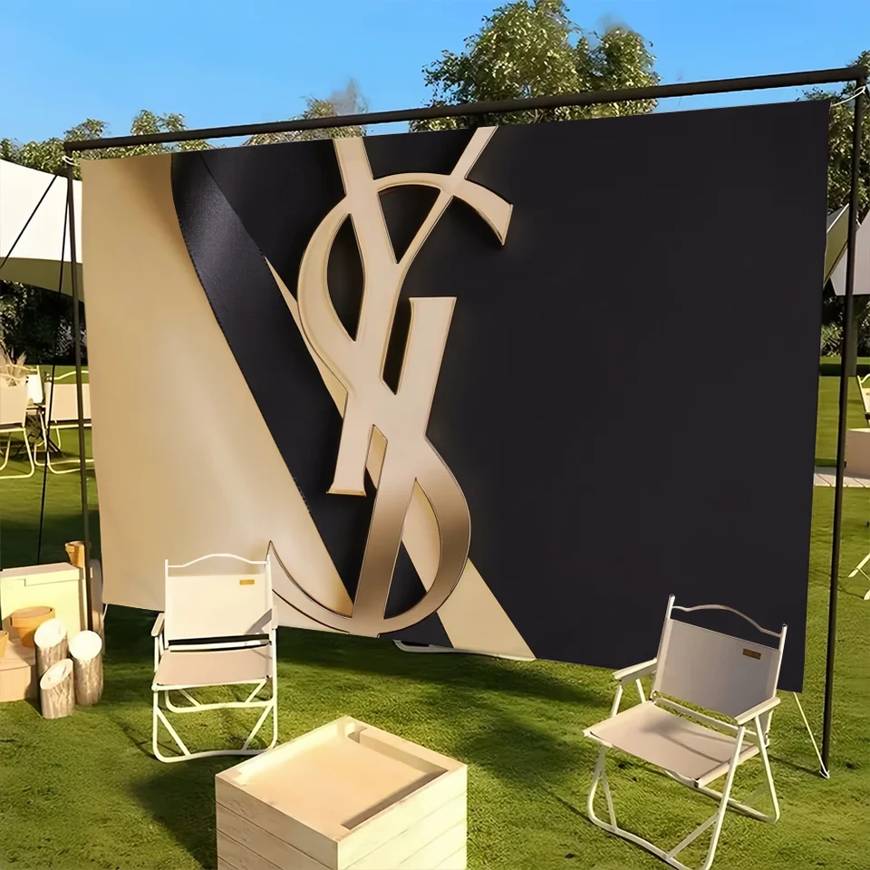 Značka S-Saint L-Larerent Y-SYSL Vlajka pre piknik Party Art zavesenie domácej dekorácie Outdoor Camping Party Banner