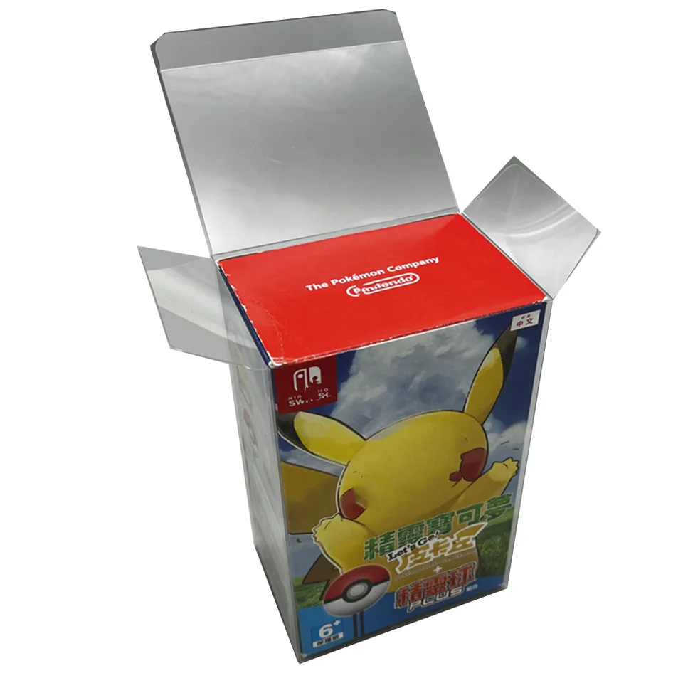 Zobrazenie zobrazenia pre Pokémon: Poďme, Pikachu!/Nintendo NS Game Storage Transparentné boxy TEP shell Clear Collect Case