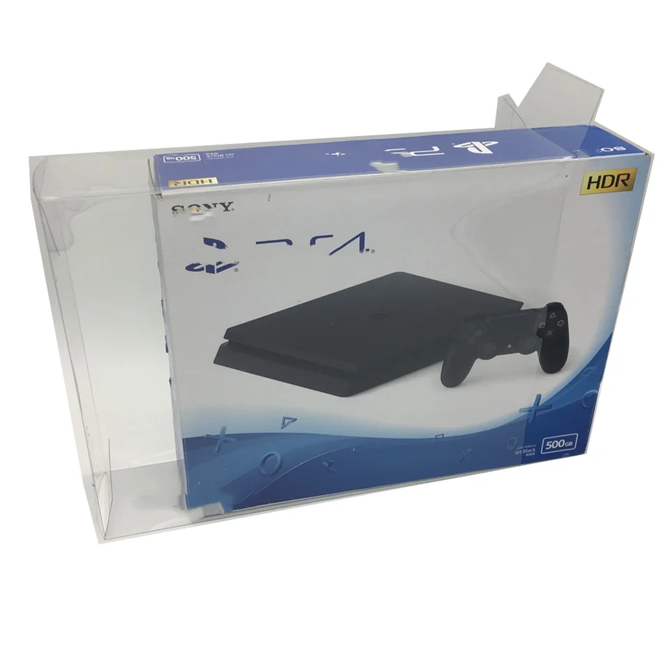 Zobrazenie zobrazenia pre PS4 2100/2200/Sony PlayStation 4 Game Storage Transparentné boxy TEP shell Clear Collect Case