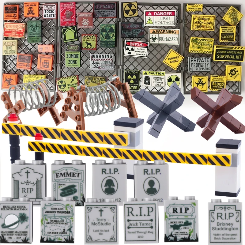 Zombie doplnky Toxické znečistenie Výstražné výstražné prežitie Kit