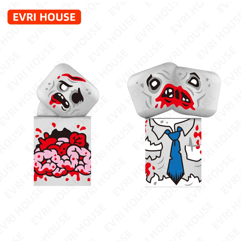 Zombie Mini Bricks Action Figures Building Blocks Horor Accessory Hračky pre deti LB04 LB05