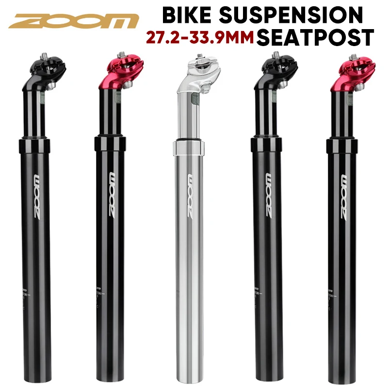 Zoom Bike Suspension SEATPOST 27.2/31,6/28.6/30,4/30,8/33,9 mm mtb Suspension SEAL TREA 350MM