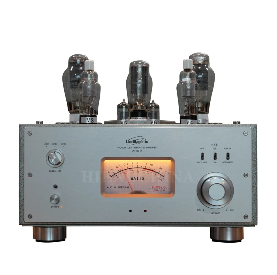 Zosilňovač magnetickej trubice LM-210IA integrovaný AMP Single Ended 300B*2 5U4G*2 8W*2 （110V/220V)