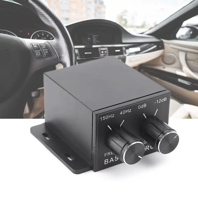 Zosilňovač regulátora automobilov basový subwoofer stereofónny ovládač 4 RCA T3EF