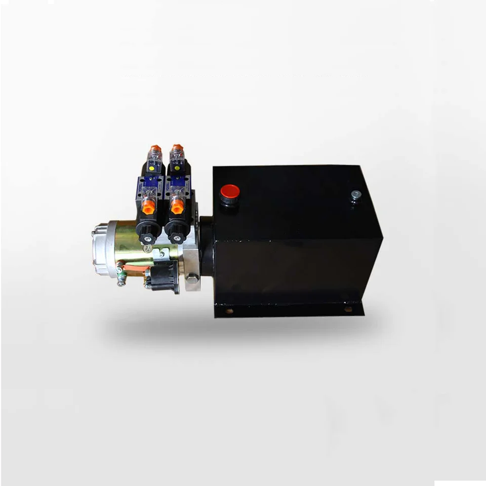 Zostava hydraulického napájacieho jednotky, 12v, 24v, 36v, 48v, 60V, 72 V, jednorazová/obojsmerná hydraulická čerpacia stanica, elektrická zdvíhacia plošina