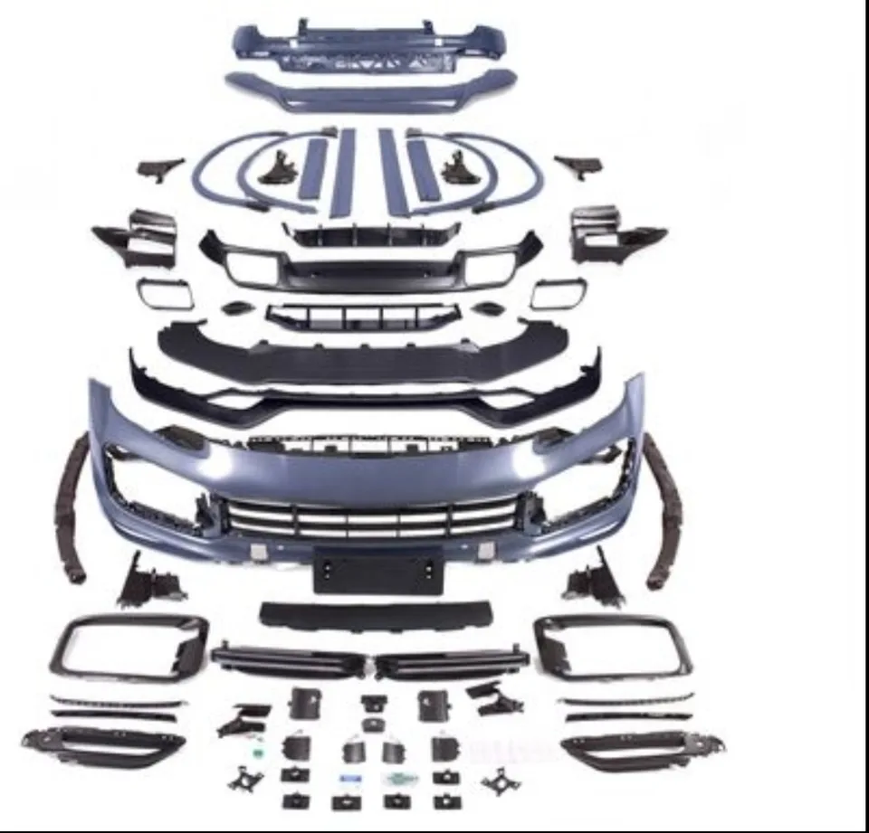 Zostava predného zadného nárazníka automobilu pre Porsche Cayenne upravená turbo surround Techart GMBH predné zadné pery