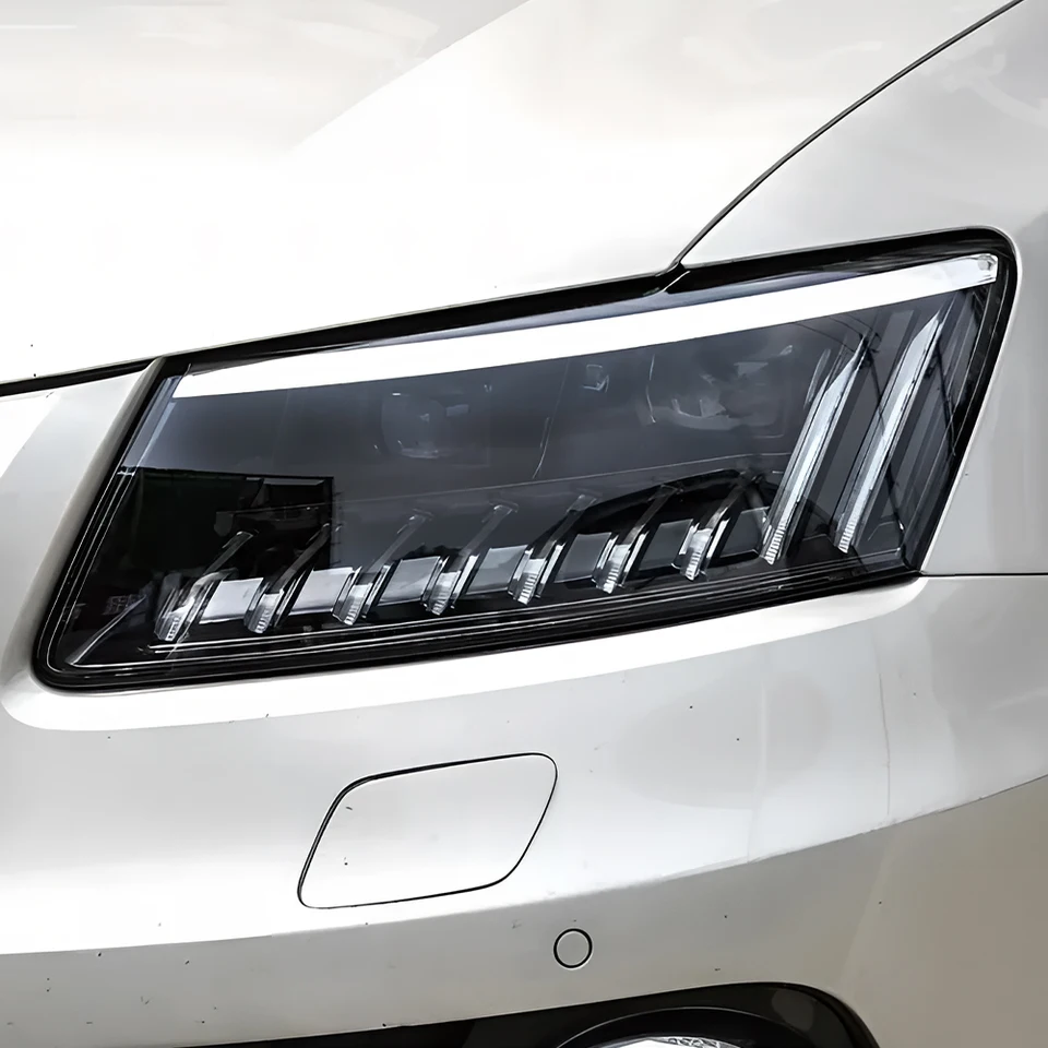 Zostava predných žiaroviek pre auto pre Audi Q5 2009-2017 Aktualizácia LED Auto svetlomet Streamer projektor Spúšťací efekt Efekt šošovky Príslušenstvo