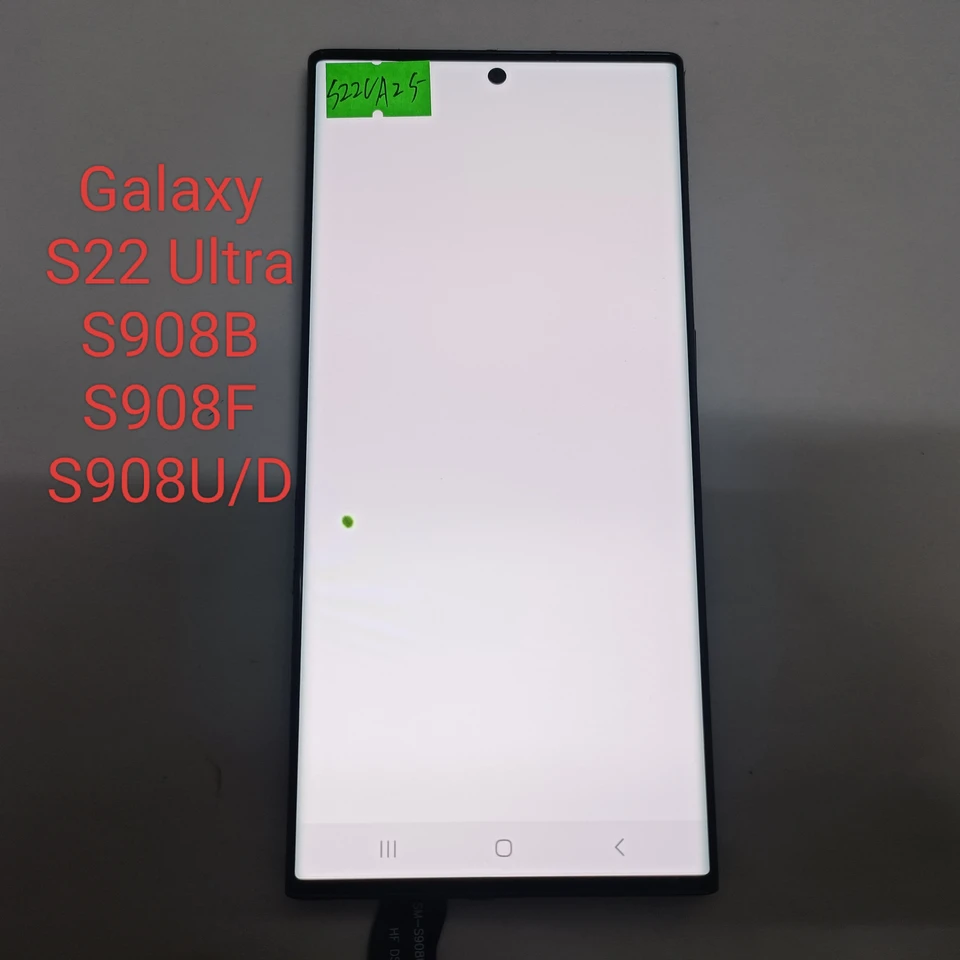 Zostava s chybnou sériou Samsung Galaxy S22 Ultra LCD obrazovka, vhodná pre digitálny prístroj SM-S908B S908F/D
