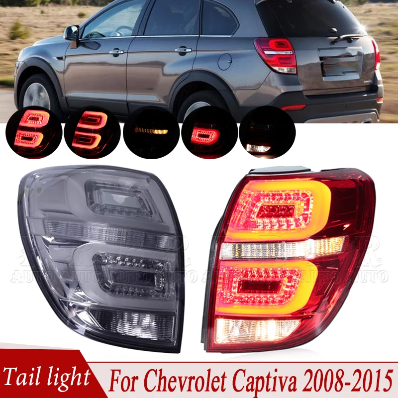 Zostava zadnej žiarovky s 1pair pre Chevrolet Captiva 2008 2009 2011 2011-2015 Zadná zákruta Signálne svetlo Hmlové svetlo DRL BRZDE RECIFT
